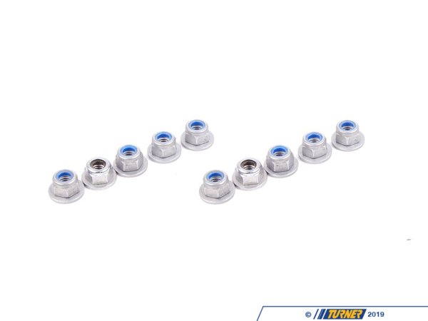 Genuine BMW Hex Nut - Pack Of 10 07146778500KT