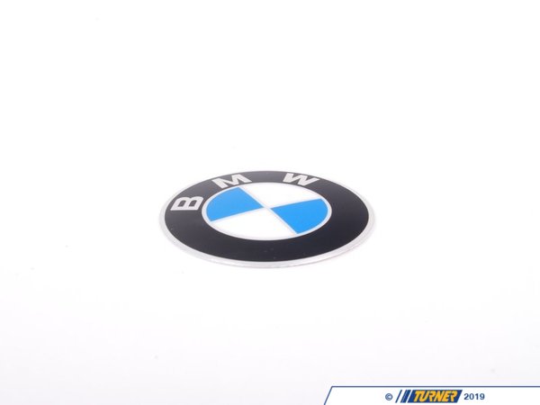 Genuine BMW Wheel Emblem - Adhesive Backed - 58mm 36131181081