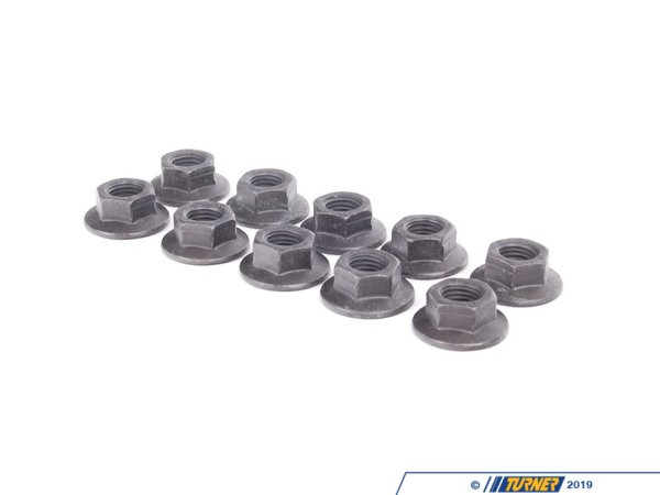Genuine BMW Hex Nut - Pack Of 10 33171090387KT