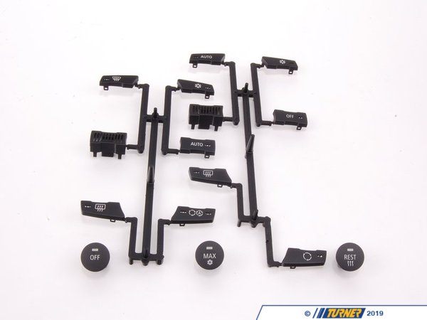 Genuine BMW Genuine BMW HVAC Control Caps - E61, E63, E64, E60 61319250196