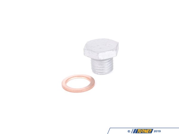 Genuine BMW Oil Drain Plug With Crush Washer 11137553918KT