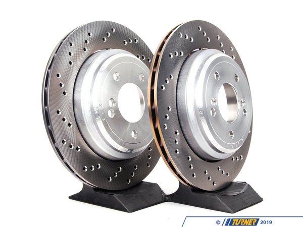 Genuine European BMW Genuine European BMW CSL / ZCP Rear Brake Rotors Set (328x20) - E46 M3 282303304