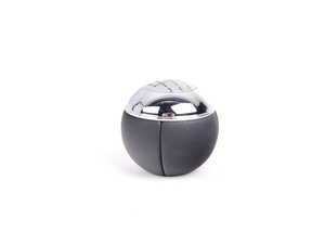 Genuine MINI Gear Shift Knob 6 Speed Leather/Chrome