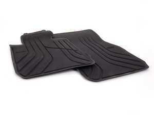Genuine BMW Basic Line Front Rubber Floor Mat Set
