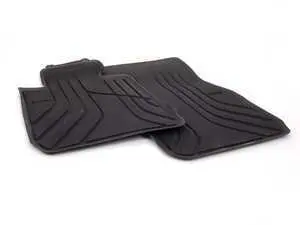 Genuine BMW Basic Line Front Rubber Floor Mat Set