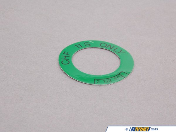 Genuine BMW Label, Oil Container-Power Steering Pump 71212122171