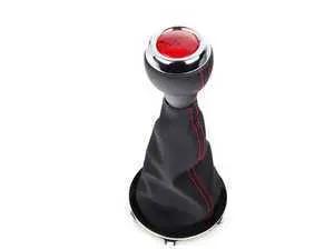 Genuine MINI JCW GP2 Shift Knob W/ Boot - Black/Red