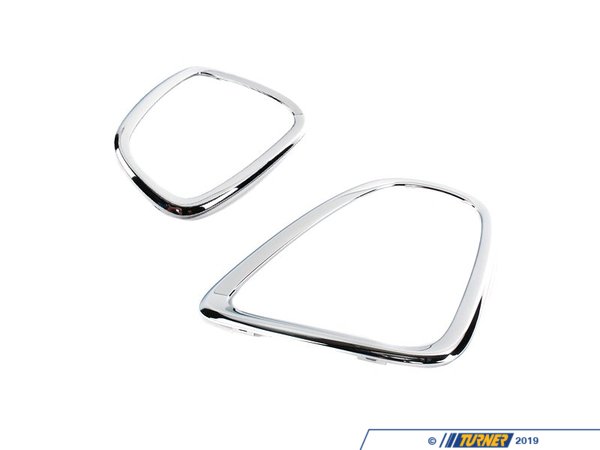 Genuine MINI Rear Tail light Chrome Surround - Set 51132752243KT
