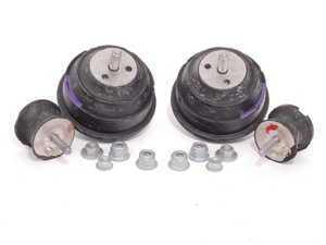 Genuine BMW Motor And Transmission Mount Kit - E46 323i 323Ci 325i 325Ci 328i 328Ci 330i 330Ci M3