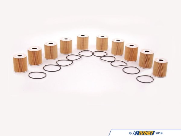 Genuine MINI Oil Filter Kit With O-Ring - 10 Pack 1142751244610KT