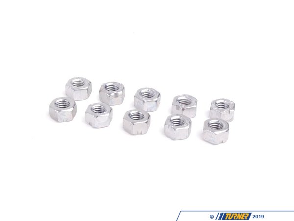 Genuine BMW Hex Nut - Pack Of 10 07129905817KT