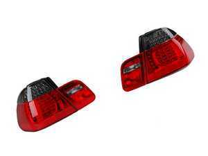 E46 LED Tail Light Set - Smoked/Red