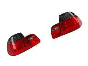 E46 LED Tail Light Set - Smoked/Red