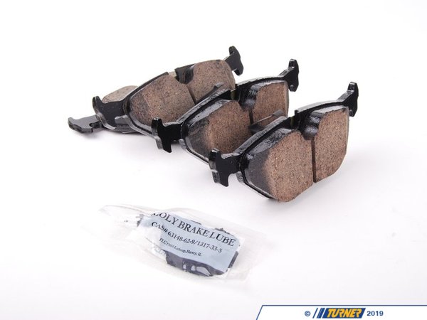 Akebono Akebono Rear Euro Ceramic Brake Pad Set -- E36 E46 Z4  eur763