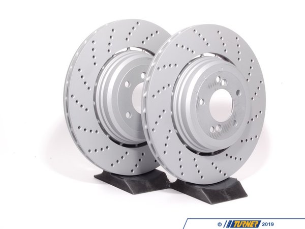 Zimmermann Zimmermann Rear Brake Rotors - Pair (370x24) - E60 M5 E63/64 M6 34212282807/8