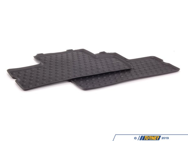 Genuine MINI Genuine MINI Rear Rubber Factory Floor Mats Set 51472231961