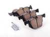 Akebono Akebono Rear Euro Ceramic Brake Pad Set -- E70 E71 F15 F16 EUR1042A View 1