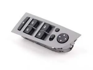 Genuine BMW Window Lifter Switch, Driver - 61319217333 - Grau