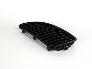 BMW Black Lower Kidney Grill Left - E90 >2008