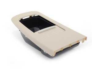 Genuine BMW Rear Console Storage Tray With Cover - Cream Beige