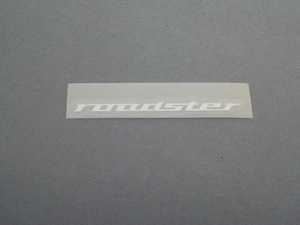 Genuine BMW Stick-On Label Roadster - 51142492956