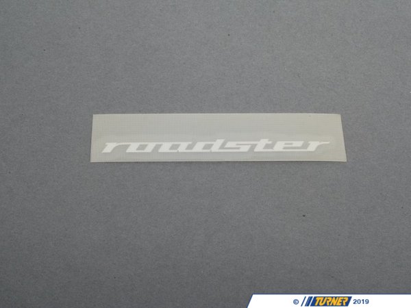 Genuine BMW Genuine BMW Stick-On Label Roadster - 51142492956 51142492956