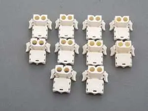 White Plug Housing - Pack Of 10