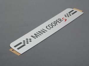 Genuine MINI Door Sill " Cooper S " - Front Left
