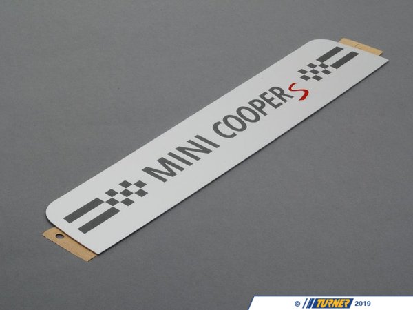 Genuine MINI Genuine MINI Door Sill " Cooper S " - Front Left 51779800667