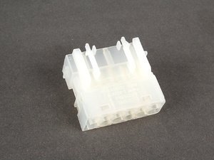 Genuine BMW Plug Housing, White - 61131378137