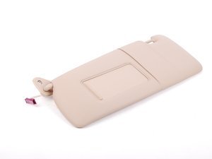Genuine BMW Left Illuminated Sun Visor Hellbeige - 51168237645 - E46