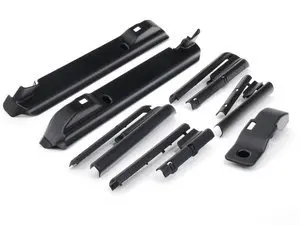 Genuine BMW Seat Rail Cover Kit - Schwarz - E39, E38