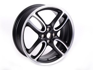 Genuine MINI R107 MINI JCW GP Wheel 18" (4x100) - Black Matte Gloss Turned
