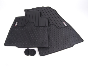 Genuine MINI Cooper "S" Logo Front Rubber Factory Floor Mats Set - R60  - (NO LONGER AVAILABLE)