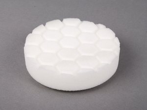 4" White Hex Logic Polishing Pad - 1500 To 2000 Grit