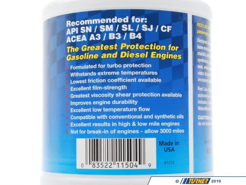 Red Line Synthetic Motoröl 15W-50 – 1 Liter, Vollsynthetisch, Für Hochleistungsmotoren