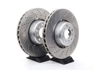 Genuine BMW Front Brake Rotors - Pair (374x36) - E60 M5 E63/64 M6