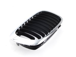thumbnail image 2 of Chrome Front Kidney Grille Set For BMW 3 Series E46 Coupe & Cabrio (1999-2003) - Mesh Style 2 of 5