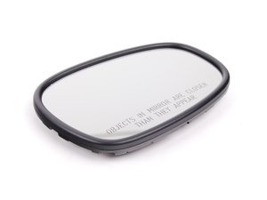 Genuine BMW Mirror Glass, Heated, Auto Dip - Right