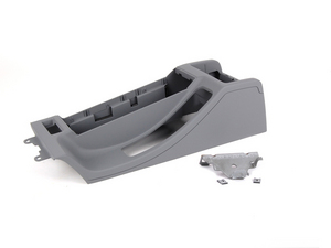 Genuine BMW Armrest Delete Kit - Gray - E46