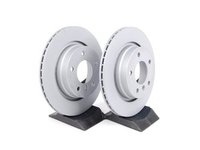 Packaged by Turner Rear Brake Rotors - E46 325/328 (Pair) 34211165563