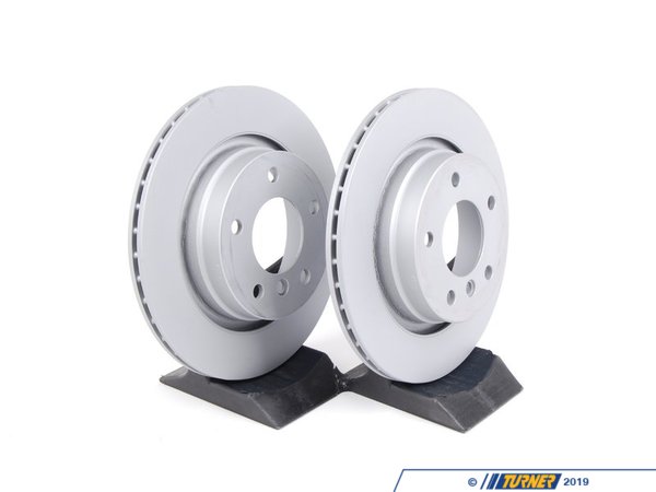 Zimmermann BMW E46 Rear Brake Rotors - Pair (294x19) 34211165563KT2