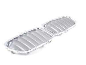 Genuine BMW Set Of Trim Grills, Front X-Line - 51117347669