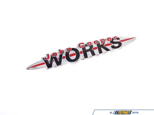 Genuine MINI Genuine MINI JCW Trunk Lid Badge 51147175102