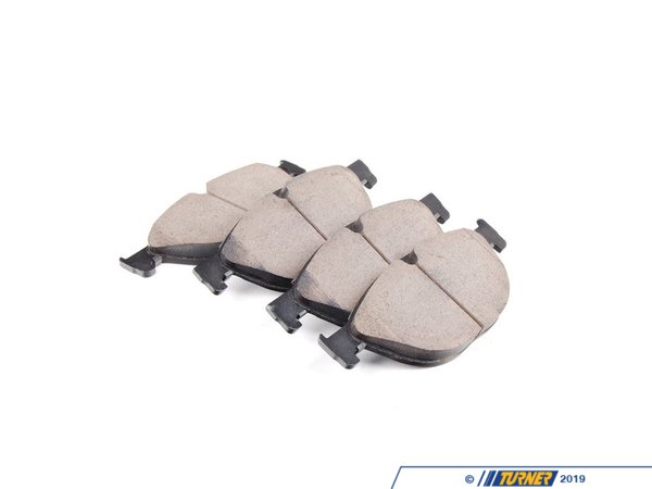 Akebono Akebono Front Euro Ceramic Brake Pad Set -- F01 F02 F07 F10 F06 F12 F13 34116851269