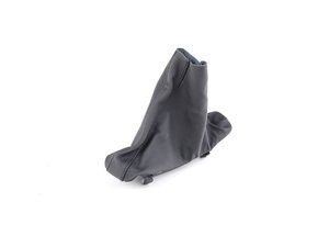Genuine BMW Leather Handbrake Lever Cover Schwarz - 34427059893