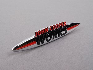 Genuine MINI JCW Front Grille Badge