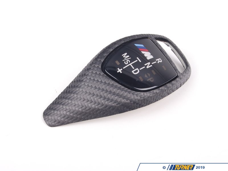 thumbnail interactive-video image 1 of Realray Carbon Fiber Look Automatic Gear Shift Knob For BMW 325i 328i 330i X3 X5 - PVC, Direct Fit 1 of 5