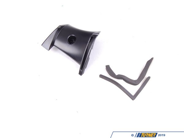 Genuine BMW Belt Deflection Left - Schwarz - Z4 72117054607