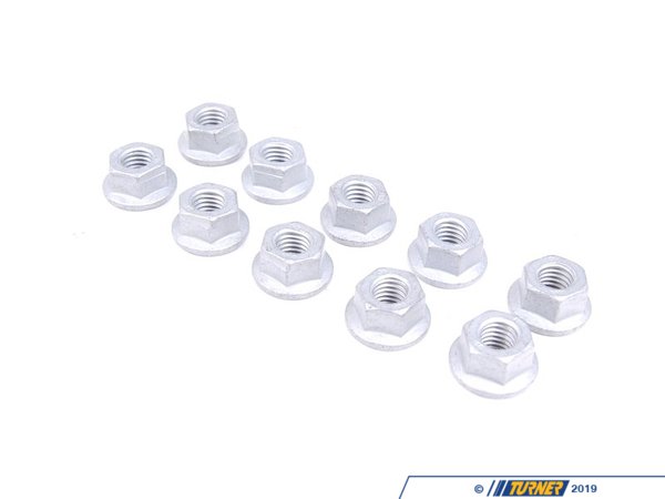 Genuine BMW Self-Locking Collar Nut - Pack Of 10 07119905374KT
